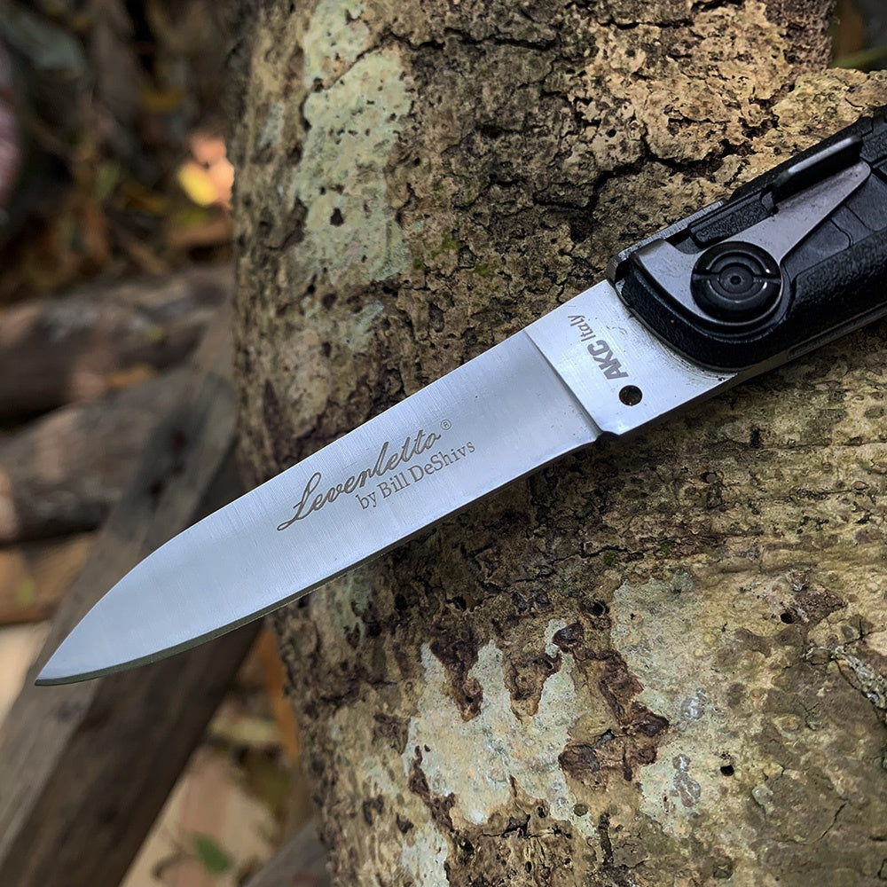 AKC ITALY LEVERLETTO Outdoor Hunting Pocket Knives Automatic of Assisting Spring Knife Survival Knife Camping Knife