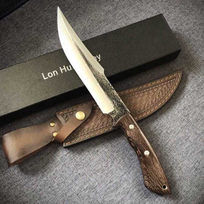 13 Inch Tactical Fixed Blade Knife 5cr15mov Blade Wood Handle Camping Hunting Fishing Knives Outdoor Survival Tools Dagger
