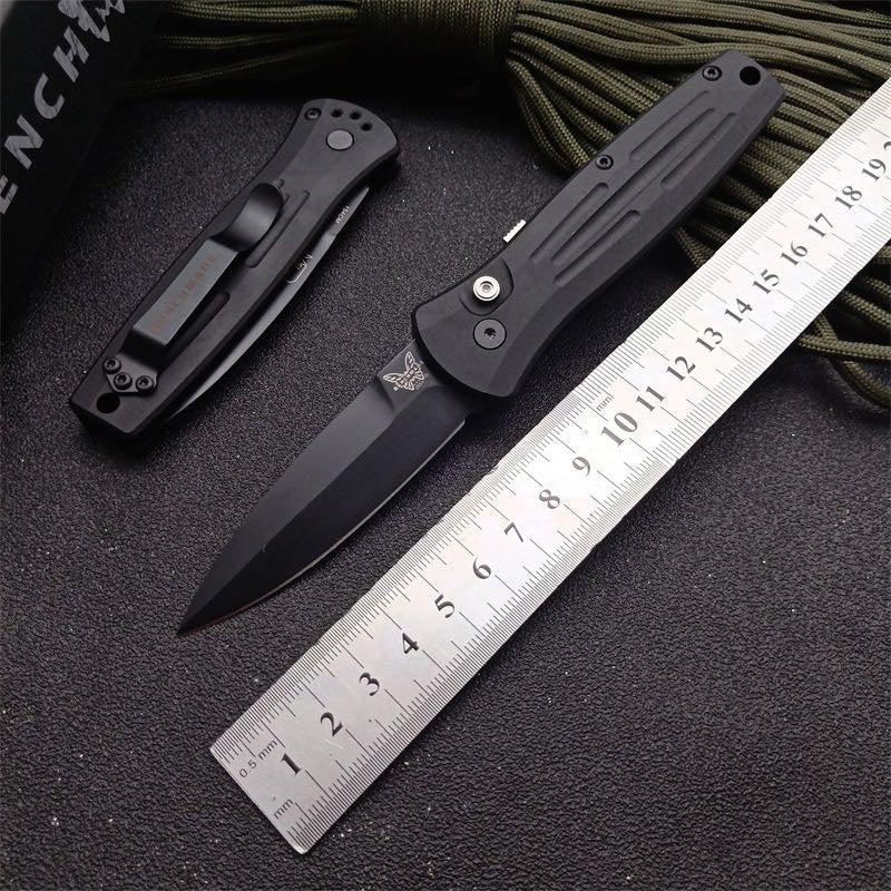 Benchmade 315bk Tactical Knife automatic knives switchblade Hunting Ca ...