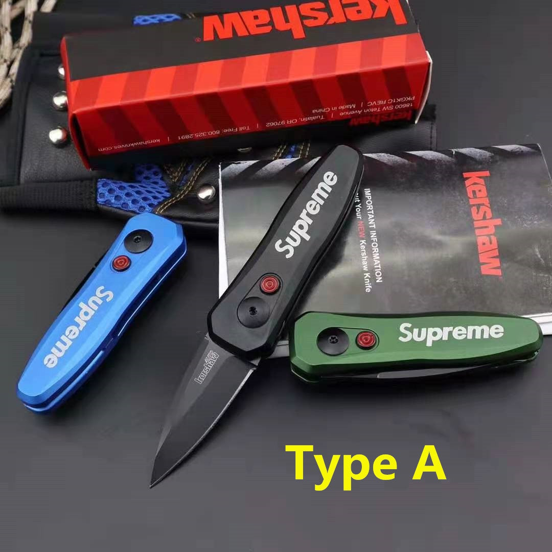 High Quality Kershaw 7500 Spring Assisted Knives OTS Spring transverse jump knife Switchblade Knife Hunting Hiking Tactical Multitools