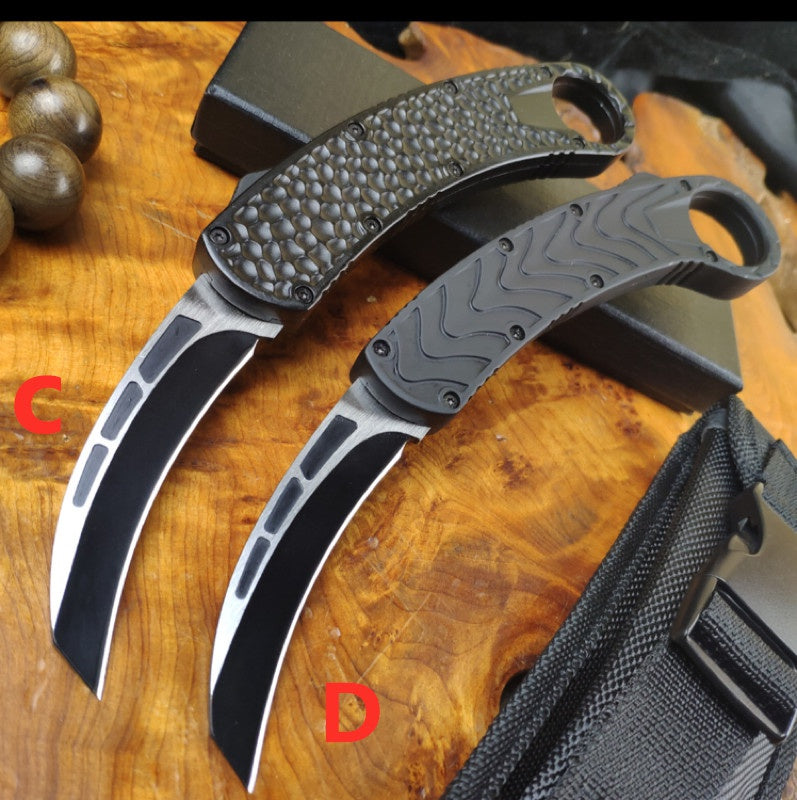 Survival Multi Tools Tactical Fixed Blade Knife Hunting Camping Neck Claw Knife