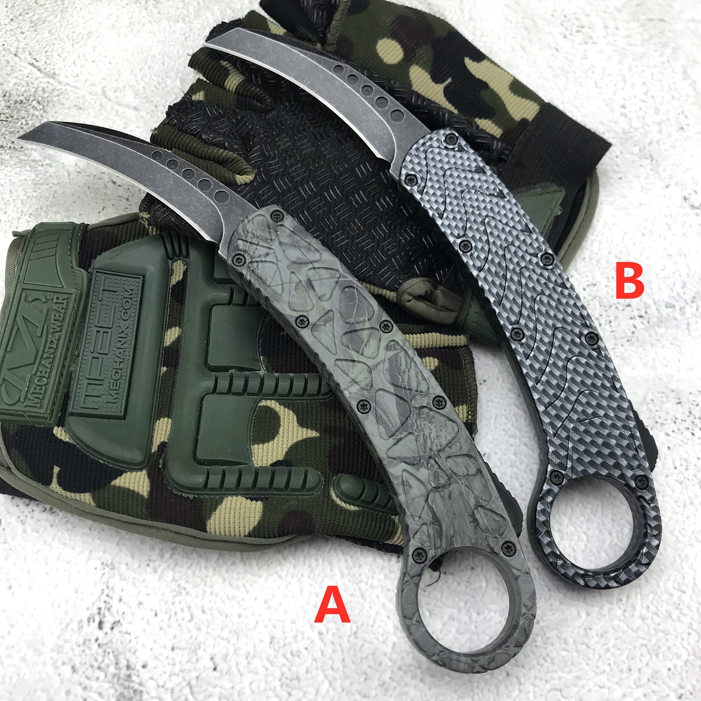 Survival Multi Tools Tactical Fixed Blade Knife Hunting Camping Neck Claw Knife