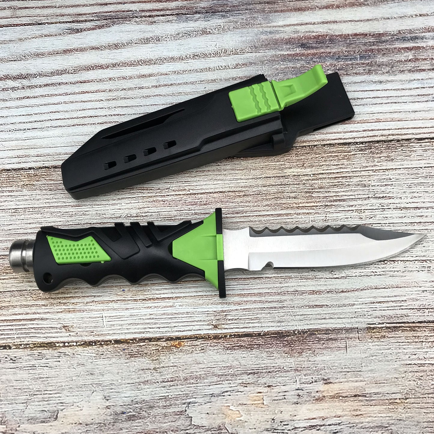 Navy Diving Knife 440C Stainless Steel Straight Knife ABS Handle Outdoor Survival Camping Knife Tactical Knife