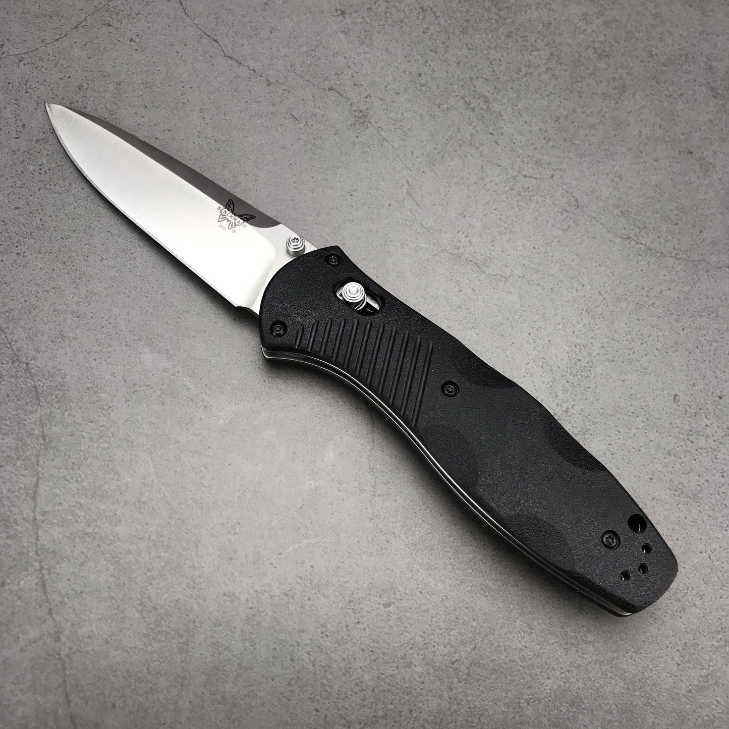 Benchmade Folding Knife Tactical Benchmade 580 Bugout AXIS Folding Knife 3.24"  S30V Satin Plain Blade Outdoor Hunting Camping Knife