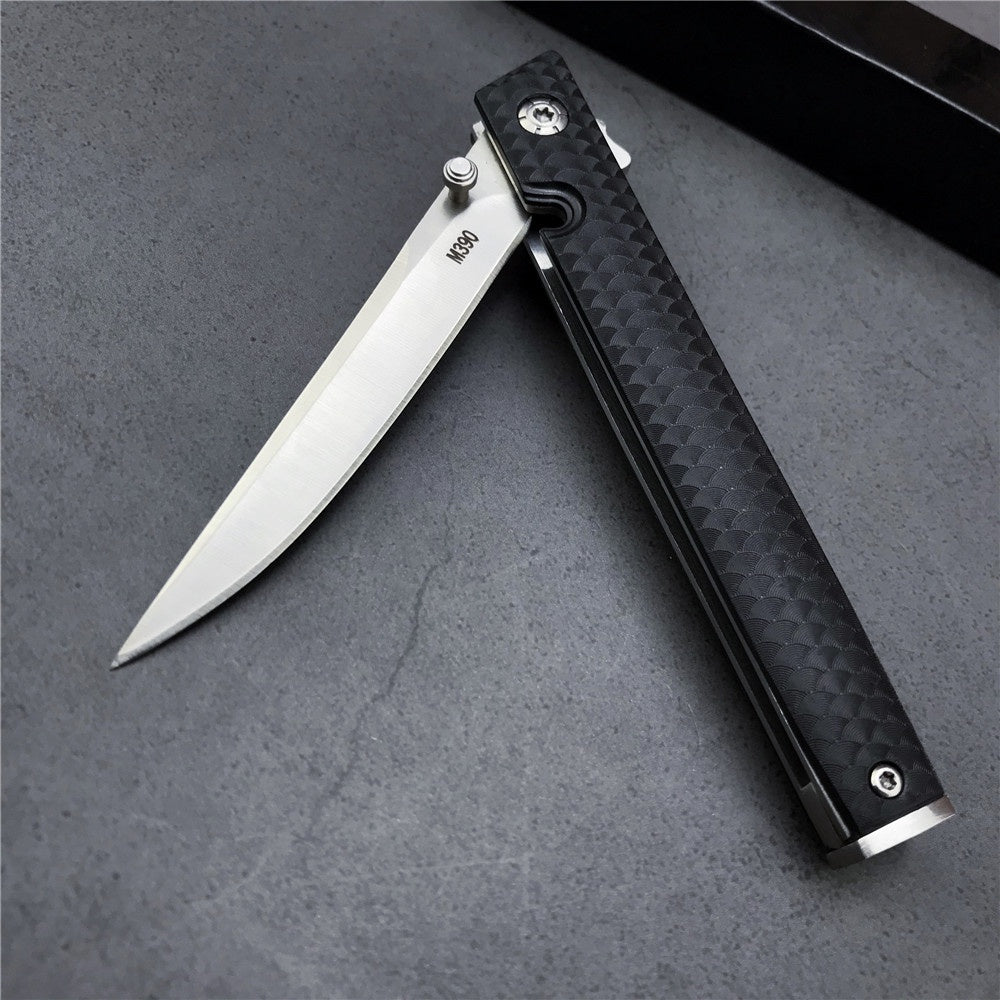 Tactical Spring Assisted Open Camping Survival Pocket Knife Nylon Glass Fiber CEO Gentleman's Folding Knife With Clip