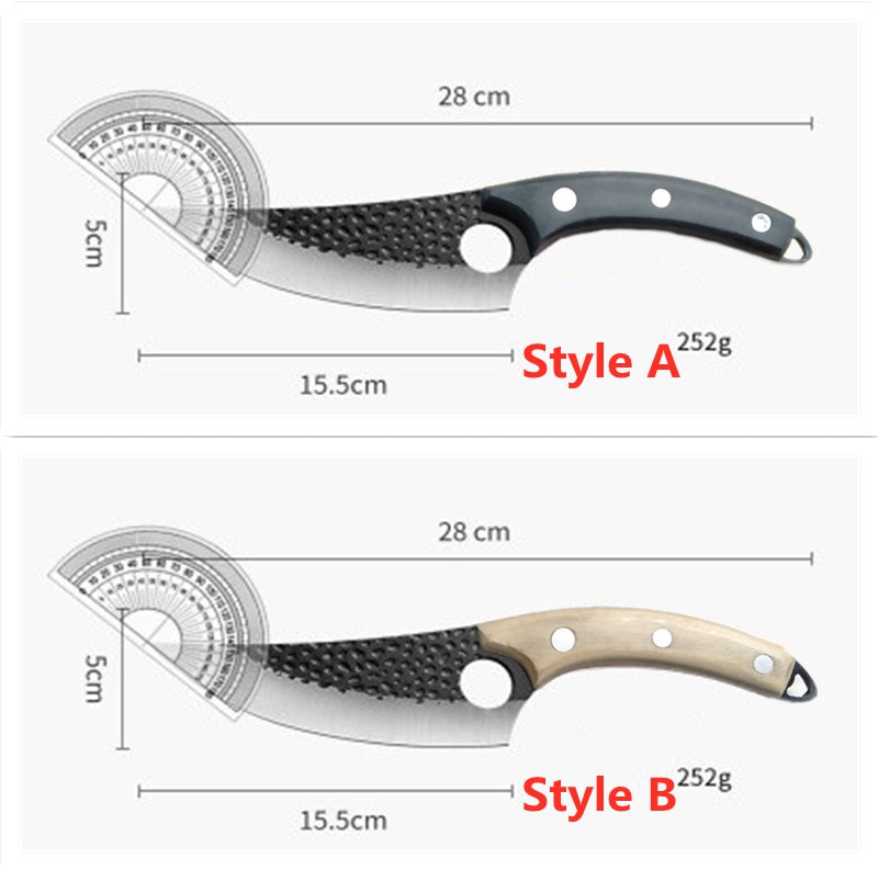 NEW Slaughtering Cutting Serbian Cleaver High-end Kitchen Chopping Boning Knife Outdoor Camping Scimitar Butcher Chopper Tools