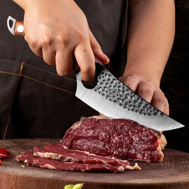 NEW Slaughtering Cutting Serbian Cleaver High-end Kitchen Chopping Boning Knife Outdoor Camping Scimitar Butcher Chopper Tools