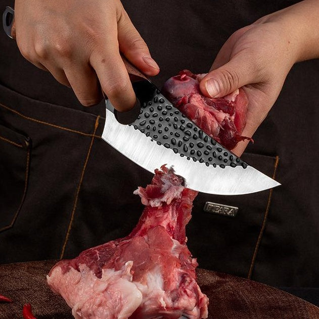 NEW Slaughtering Cutting Serbian Cleaver High-end Kitchen Chopping Boning Knife Outdoor Camping Scimitar Butcher Chopper Tools