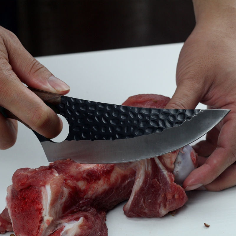 NEW Slaughtering Cutting Serbian Cleaver High-end Kitchen Chopping Boning Knife Outdoor Camping Scimitar Butcher Chopper Tools