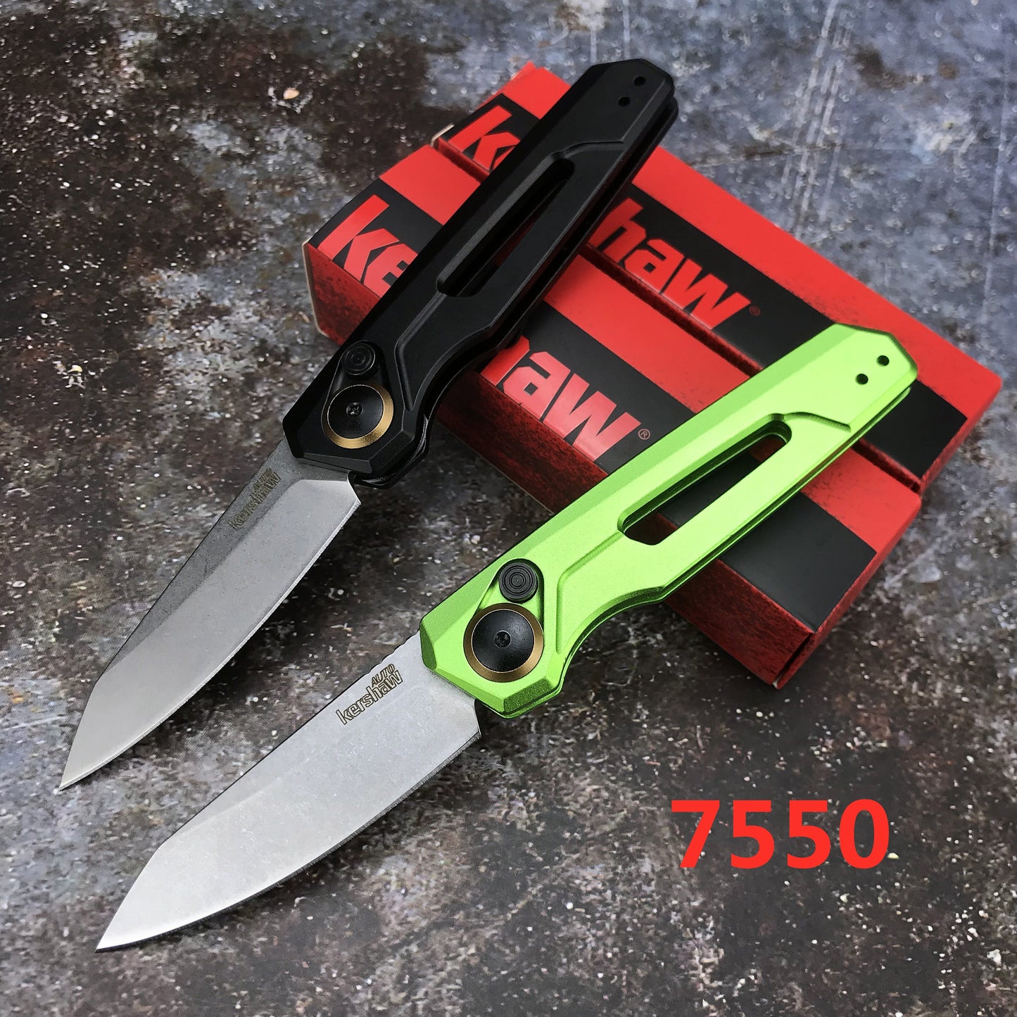 Kershaw 7250 7350 7550 7800 Automatic Knife Spring Assisted Knives Switchblade Spring transverse jump Knife Hunting Multitools