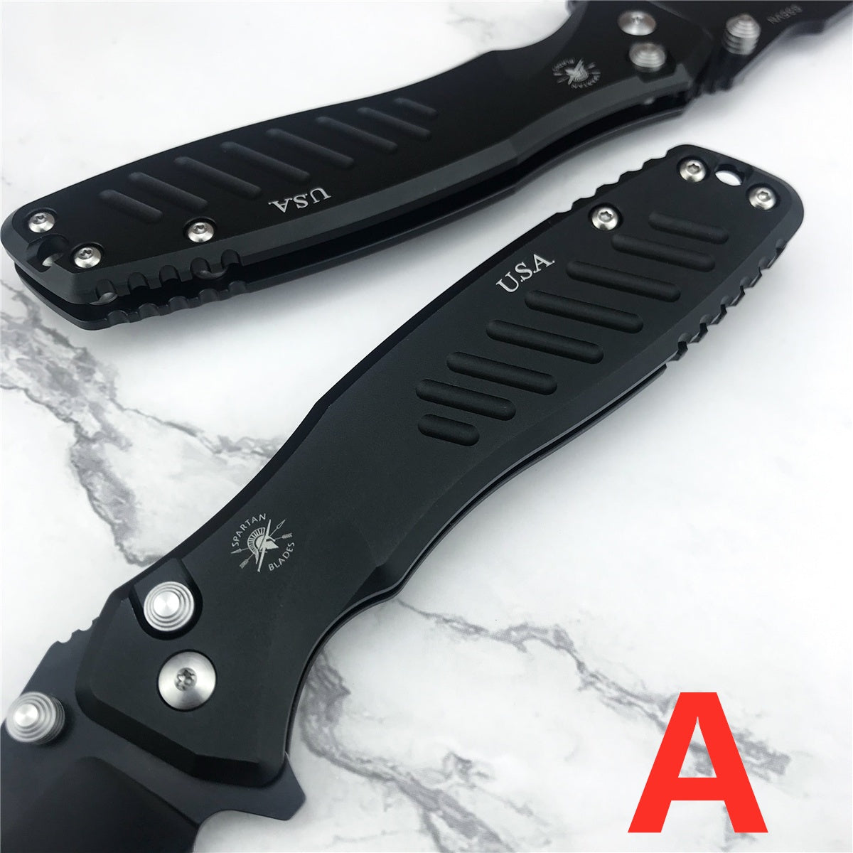 Spartan Folding Blades Pallas Drop Black PVD SF3BK KNIFE EDC Hunting Camping Pocket Knives