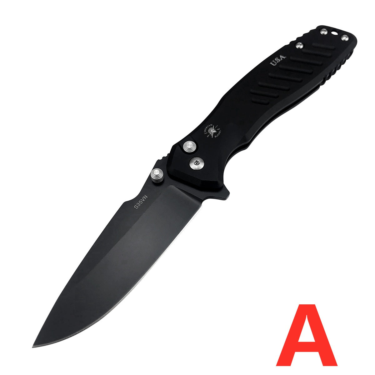 Spartan Folding Blades Pallas Drop Black PVD SF3BK KNIFE EDC Hunting Camping Pocket Knives