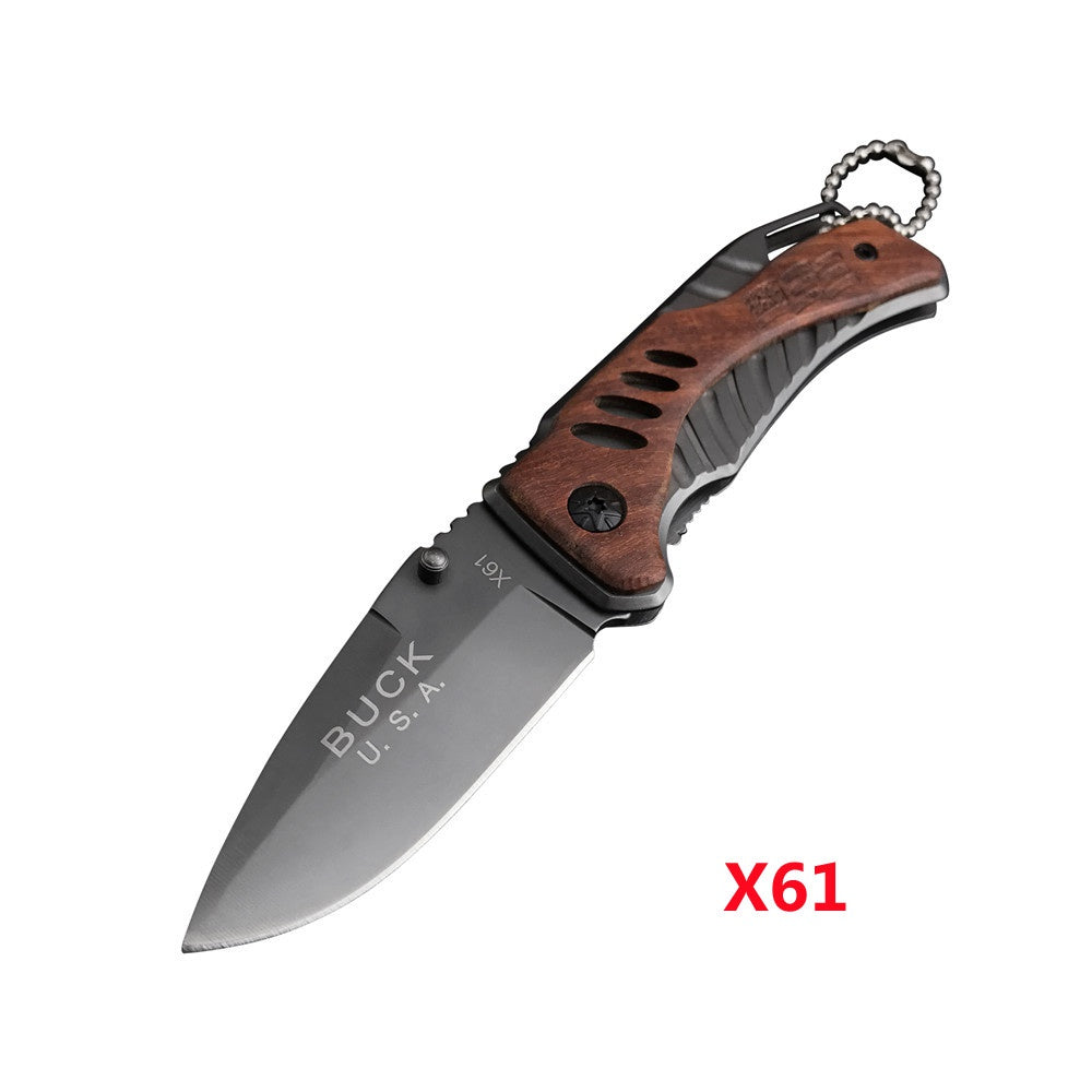 BUCK X61 X65 Mini Outdoor Survival Knife Multifunction Folding Knife Gift Box