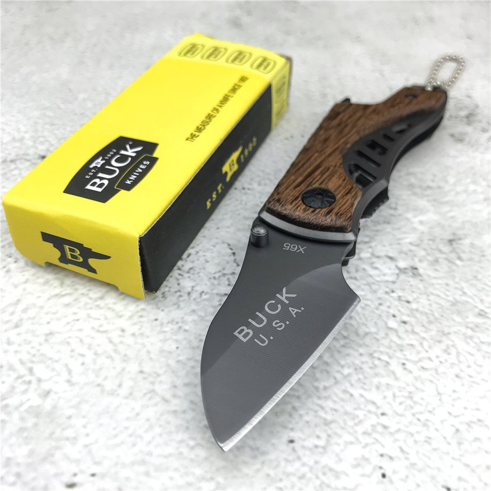 BUCK X61 X65 Mini Outdoor Survival Knife Multifunction Folding Knife Gift Box