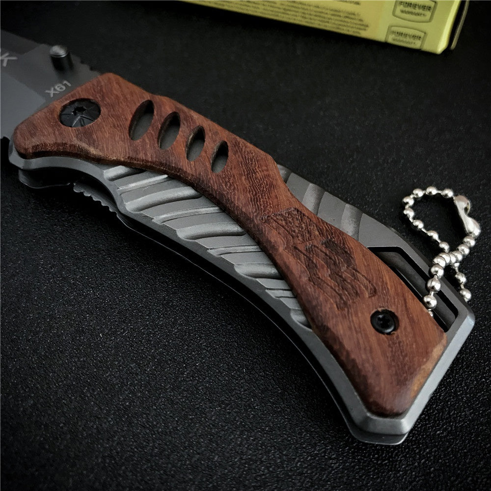 BUCK X61 X65 Mini Outdoor Survival Knife Multifunction Folding Knife Gift Box