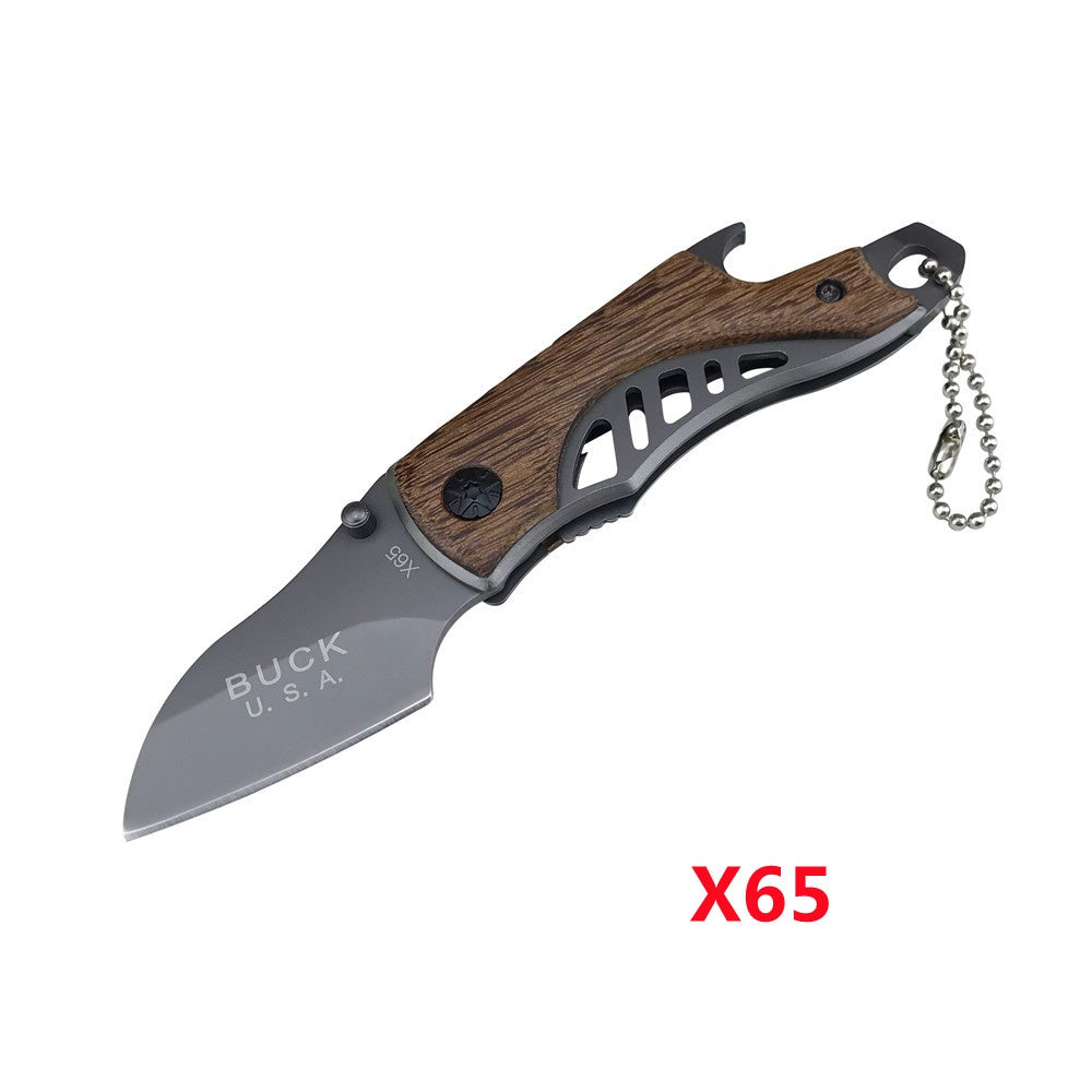 BUCK X61 X65 Mini Outdoor Survival Knife Multifunction Folding Knife Gift Box