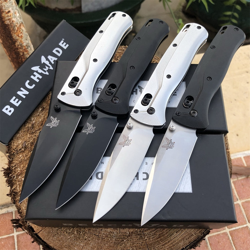 Benchmade 535 Bugout Drop-Point Blade Folding Pocket Knives Multifunctional EDC Tools M390 Blade Non Slip Nylon Aluminium Handle Knife Outdoor Camping Gear Tactical Knife Gift