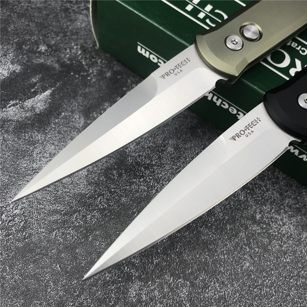 Pro-Tech Italy 920 Godfather Jump Knife Out of Side Spring Knife Automatic Knives Quick Opening Assisted Knives Outdoor Camping Tactical pocket Knife