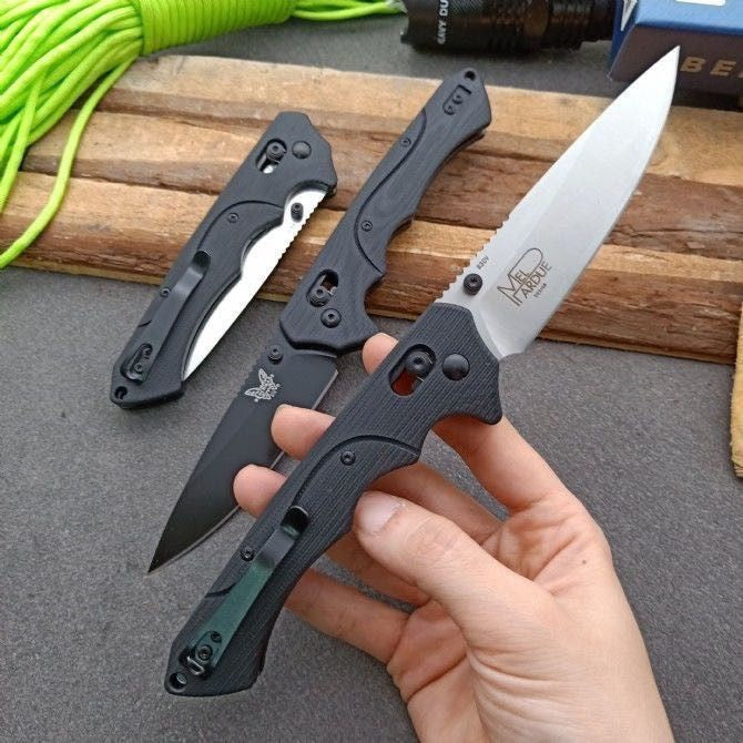 Benchmade Benchmade 615 One-Handed Opening Folding Knife Outdoor Camping Climbing Tactical Knife Cutting Tool Portable Survival Knife