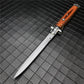 13 inch Classic Stiletto ITALY AKC Spring Assisted Switchblade Folding Pocket Knife