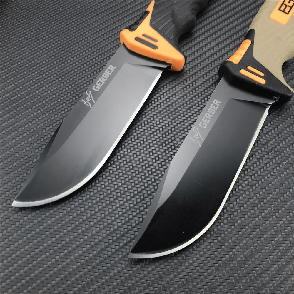 Third-generation Gerber Pocket Folding Knives One Handed Operation Design Efficient Serrated Dripping Tip Blade Tail Lock Two Colour Non Slip Handle Nylon Knife Set Portable Tactical Knife