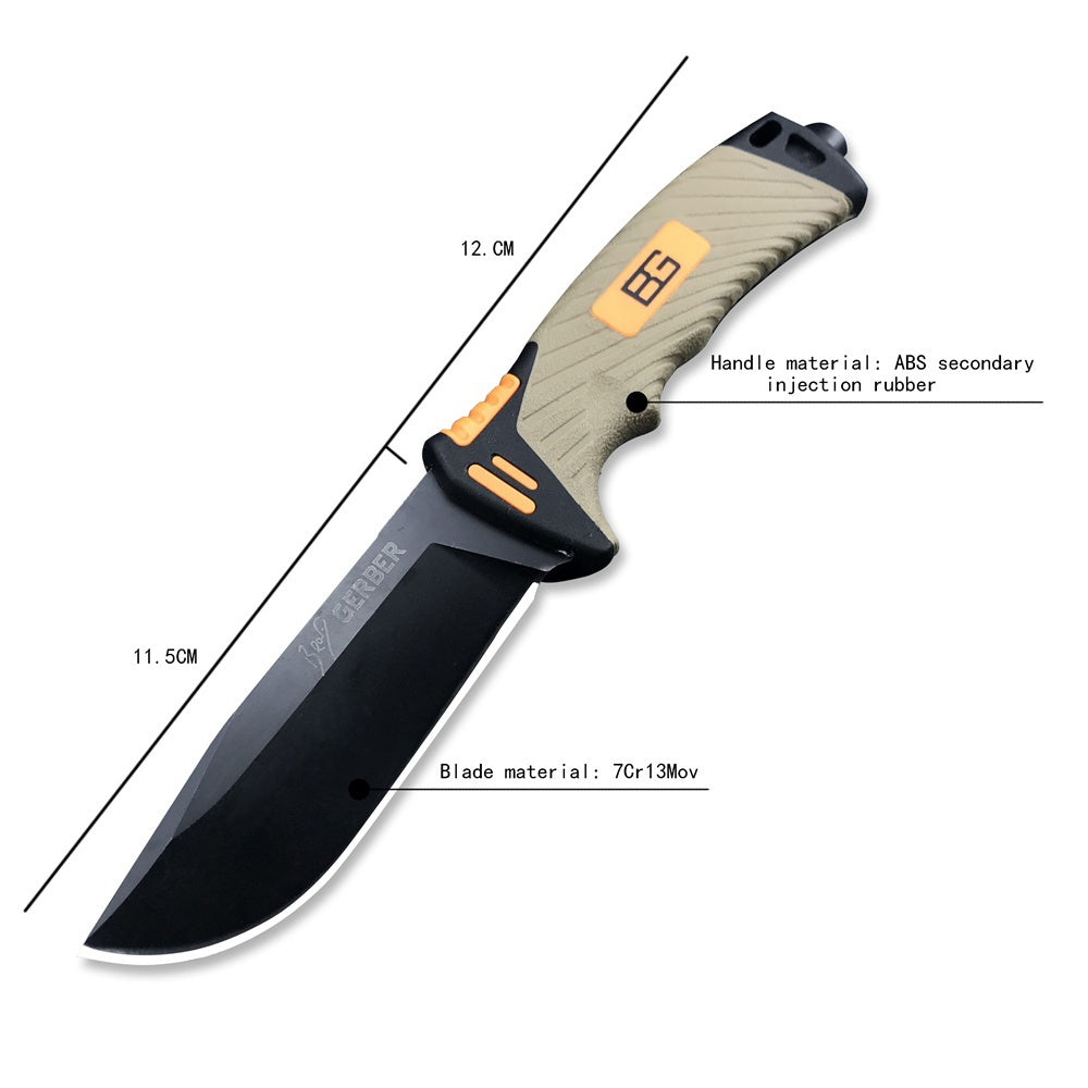 Third-generation Gerber Pocket Folding Knives One Handed Operation Design Efficient Serrated Dripping Tip Blade Tail Lock Two Colour Non Slip Handle Nylon Knife Set Portable Tactical Knife