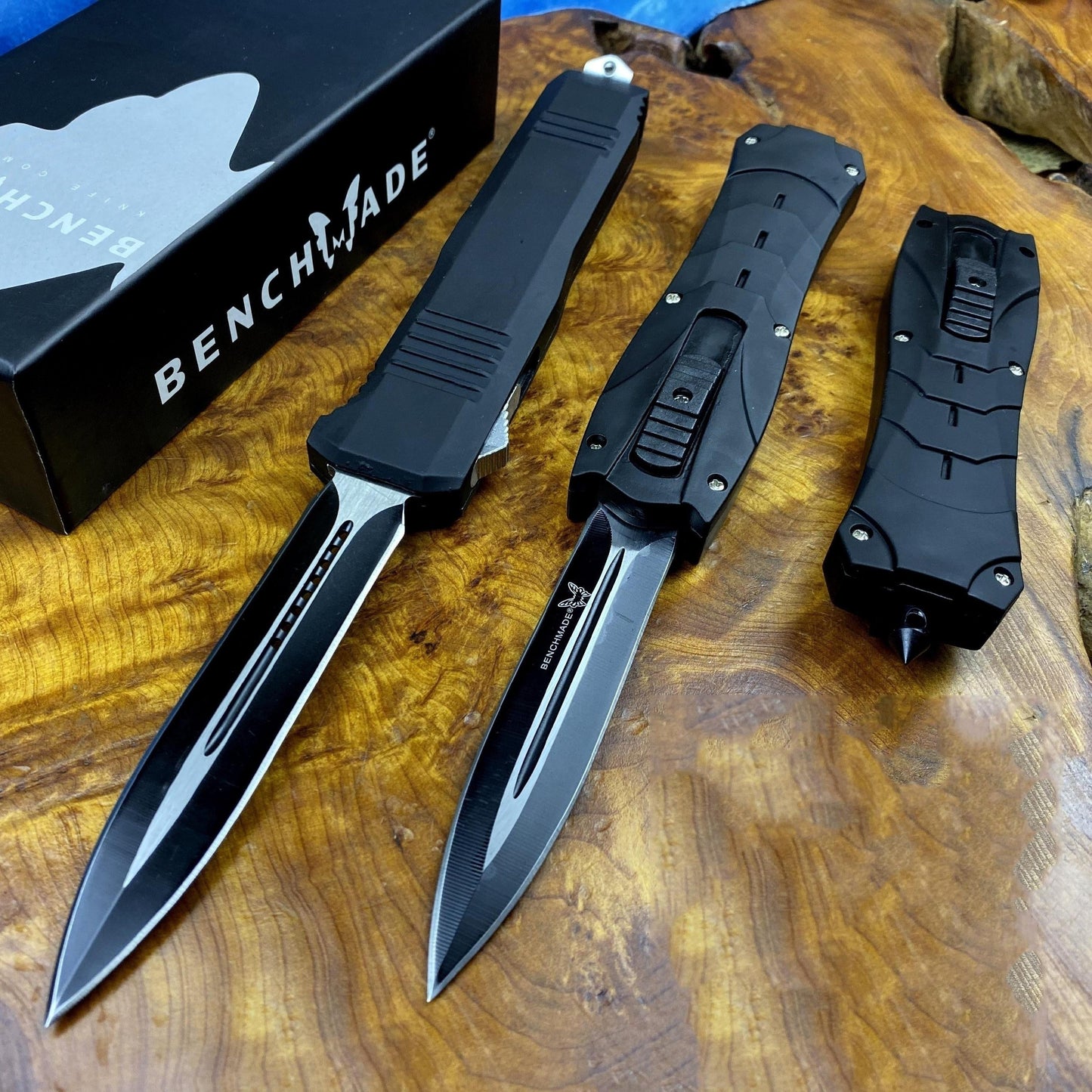 Benchmade C07 Tactical Knives AUTO EDC Spring Assist Knife Fixed 440 Blade Double Edge Survival Camping Hunting Cutting Fast Opening