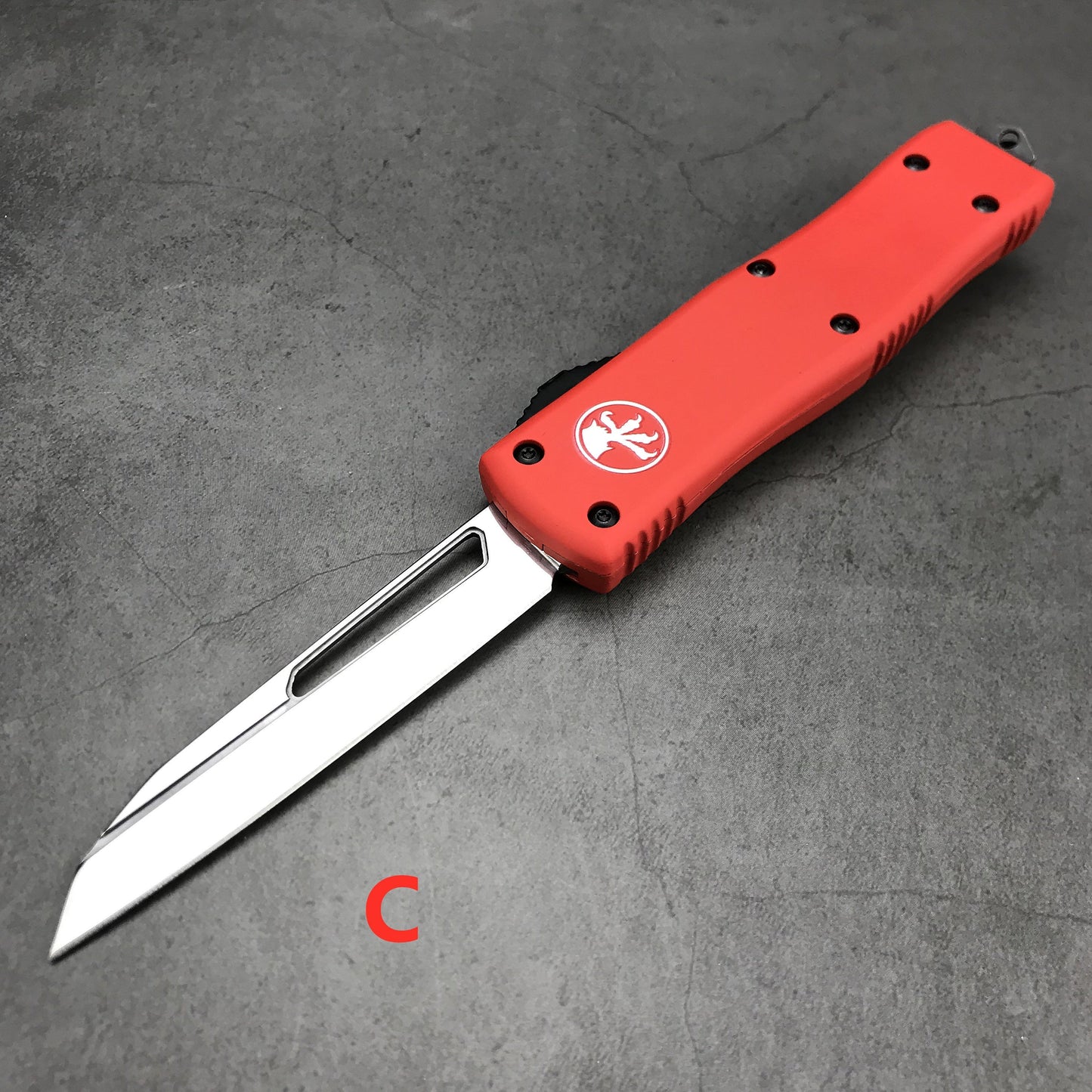 Microtech UTX-85 AUTO Knife Adjustable Switchblade Flick Knife OTF Automatic knife Aviation Aluminum handle spring assisted knives camping hunting hand tools