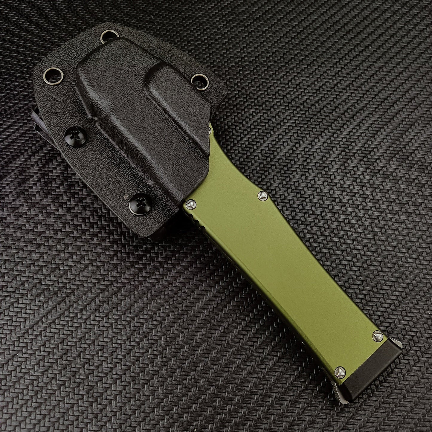 Microtech Everyday Carry Spring Assisted Knives Camping Hunting Tools Microtech Halo V6 Top Quality Adjustable Switchblade Flick Knife OTF Automatic Knife Aviation Aluminum Handle