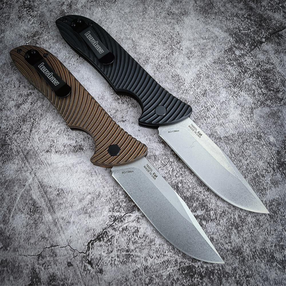 2022 Newest Kershaw 7600 Launch 5 Automatic Side Jump Switchblade Tactical Pocket Folding Knives CPM154 Powder Stainless Steel Blade G10 Handle Automatic Button