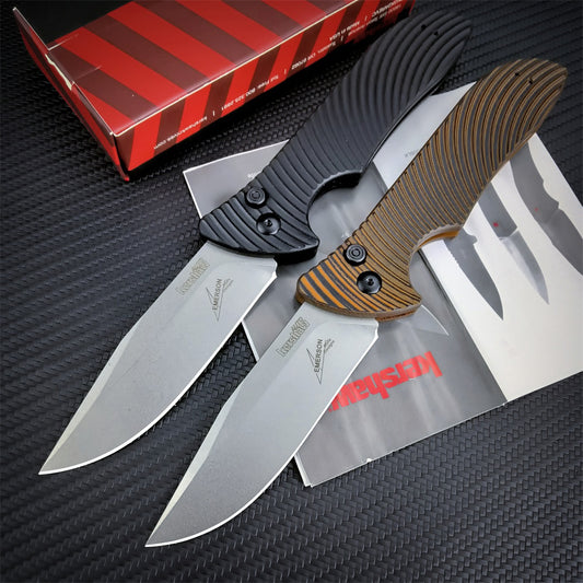 2022 Newest Kershaw 7600 Launch 5 Automatic Side Jump Switchblade Tactical Pocket Folding Knives CPM154 Powder Stainless Steel Blade G10 Handle Automatic Button