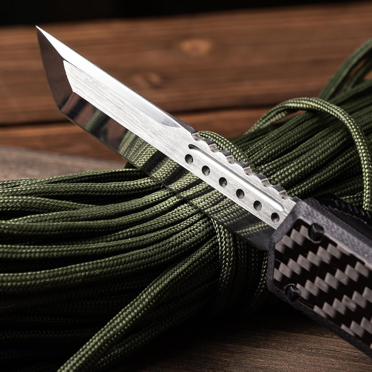 Microtech Top Quality Adjustable Switchblade Flick Knife OTF Automatic Knife Carbon Fiber Aluminum Handle Spring Assisted Knives Camping Hunting Hand Tools