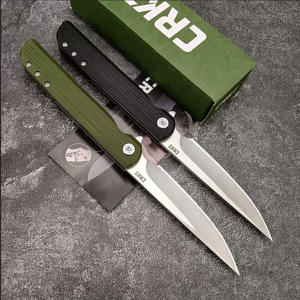 Tactical Spring Assisted Open Camping Survival Pocket Knife CRKT 3810 Richard Rogers CEO Gentleman's Folding Knife G10 Handle Gift