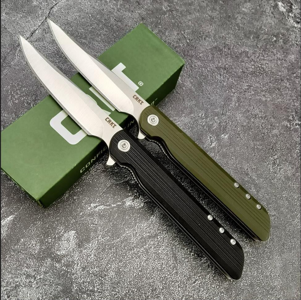 Tactical Spring Assisted Open Camping Survival Pocket Knife CRKT 3810 Richard Rogers CEO Gentleman's Folding Knife G10 Handle Gift