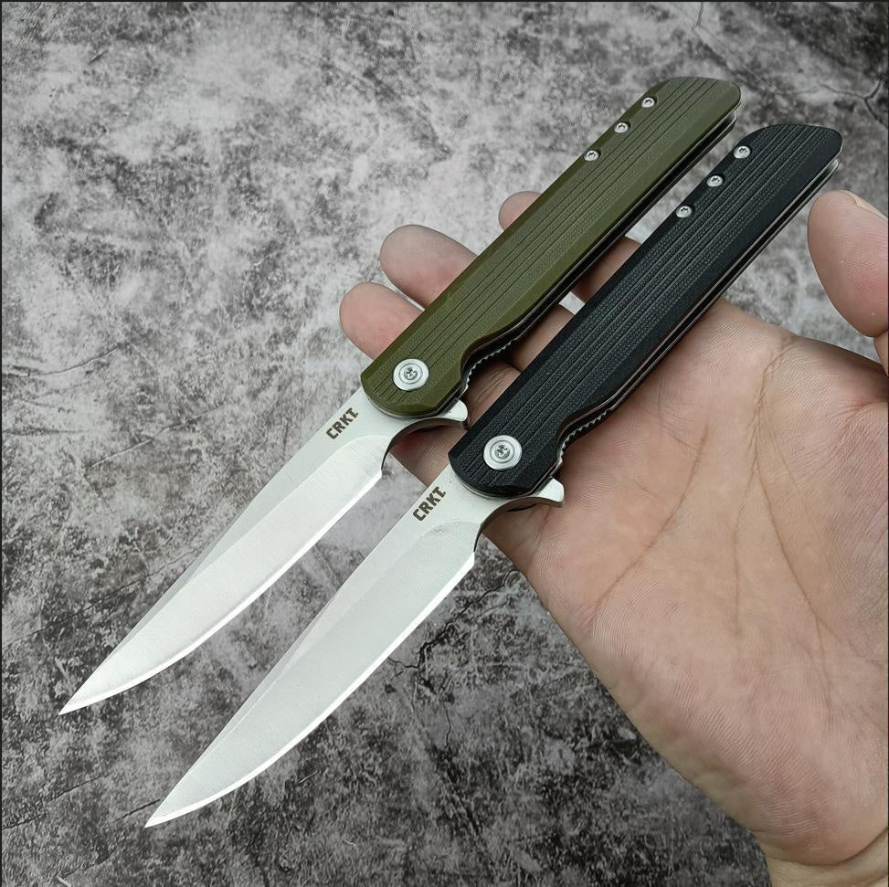 Tactical Spring Assisted Open Camping Survival Pocket Knife CRKT 3810 Richard Rogers CEO Gentleman's Folding Knife G10 Handle Gift