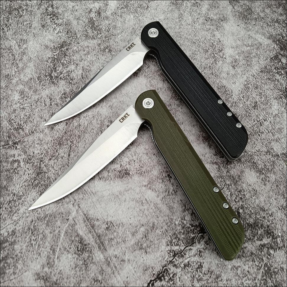 Tactical Spring Assisted Open Camping Survival Pocket Knife CRKT 3810 Richard Rogers CEO Gentleman's Folding Knife G10 Handle Gift