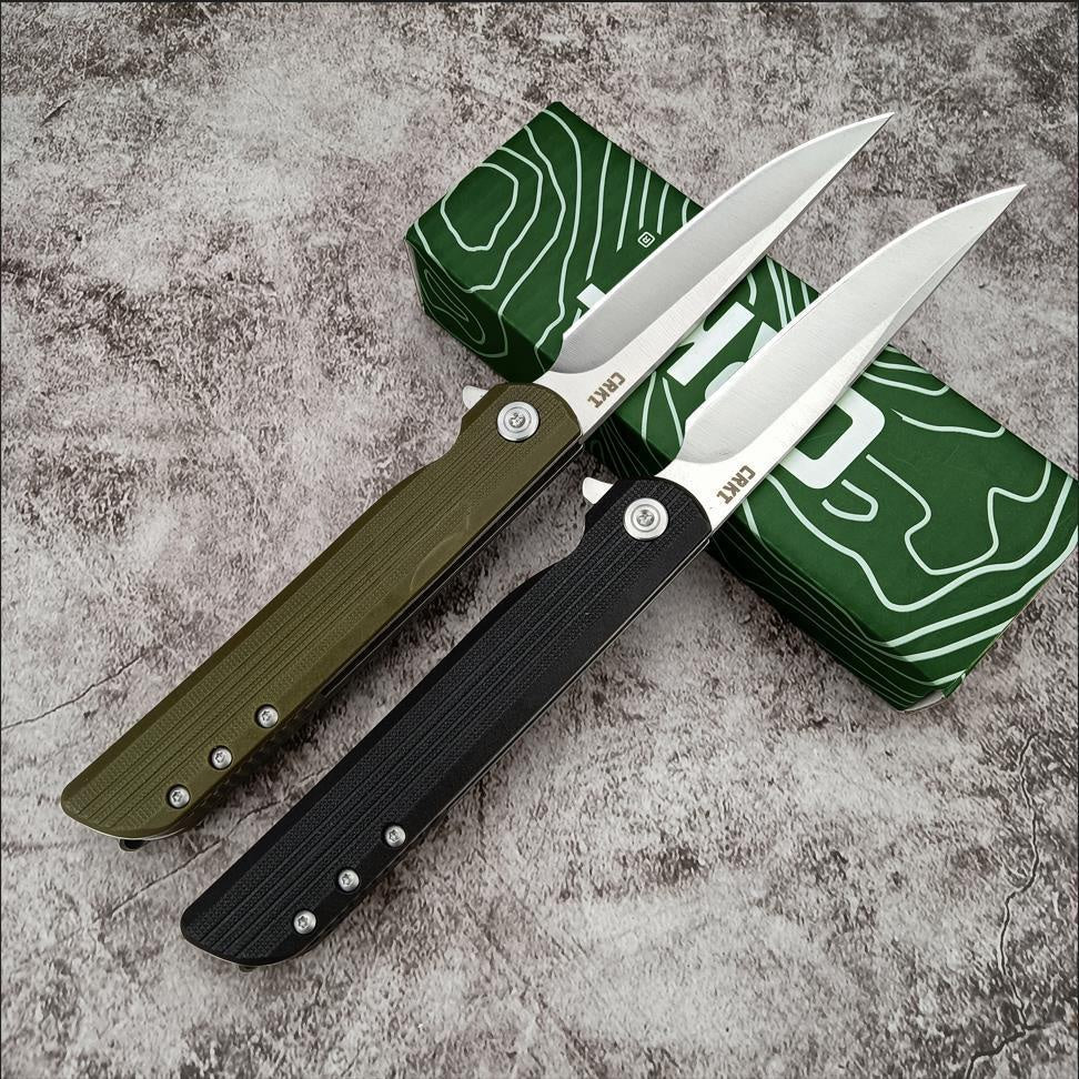 Tactical Spring Assisted Open Camping Survival Pocket Knife CRKT 3810 Richard Rogers CEO Gentleman's Folding Knife G10 Handle Gift